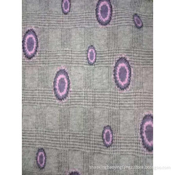 Yarn Dyed Jacquard Woolen Knitted Fabric